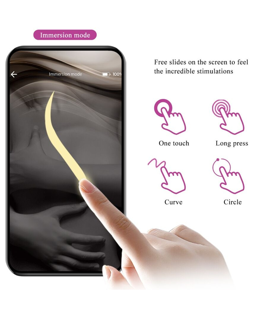 PRETTY LOVE - LEVIATHAN VIBRADOR CONTROLADO POR APP MORADO