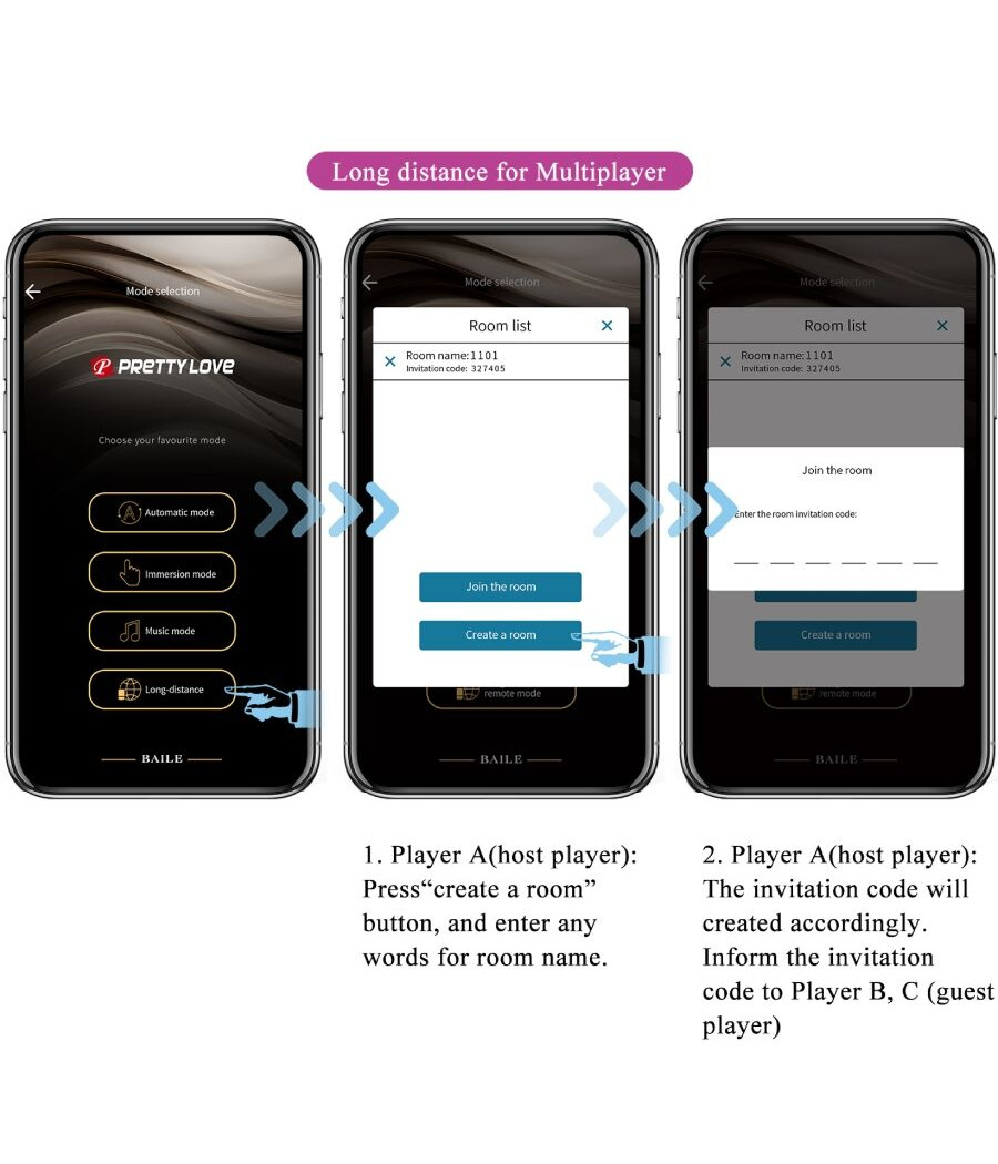 PRETTY LOVE - LEVIATHAN APP CONTROLLED VIBRATOR PURPLE