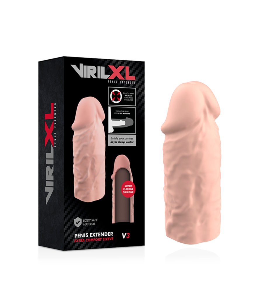 VIRILXL - ESTENSIONE NATURALE DEL PENE IN SILICONE LIQUIDO V3