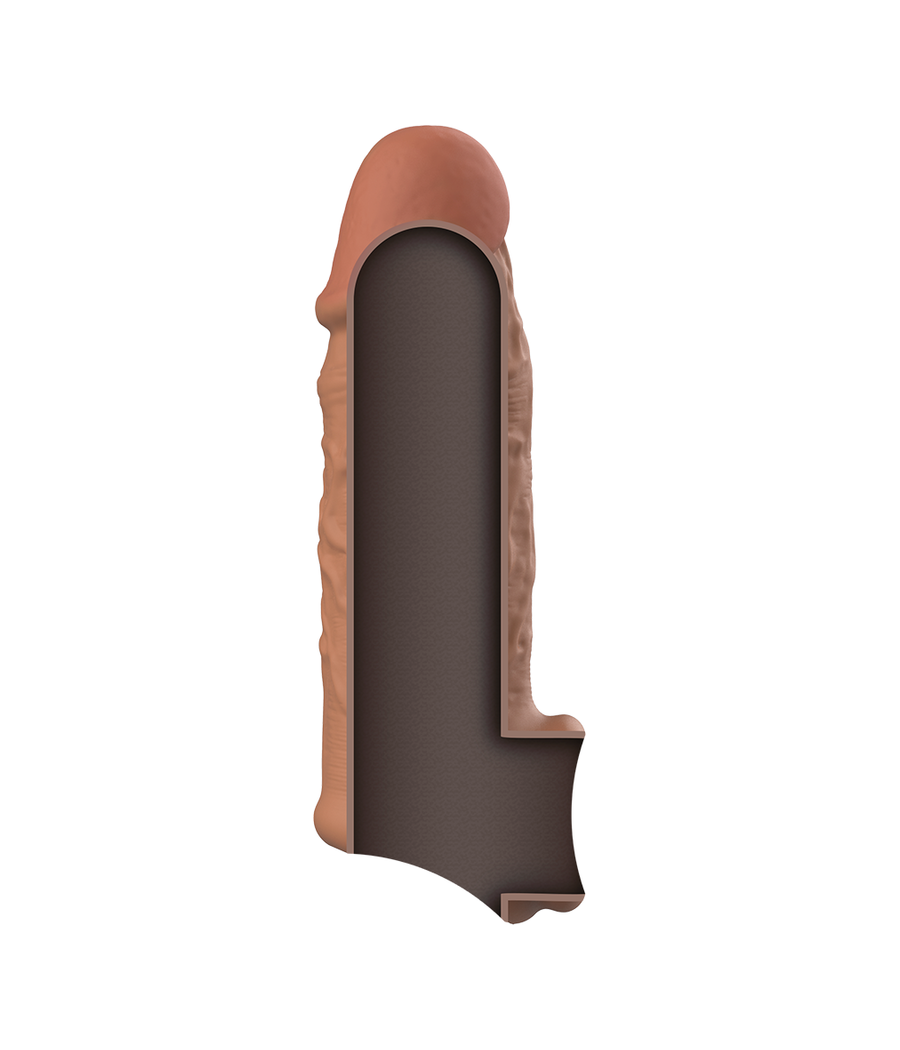 VIRILXL - LIQUID SILICONE V7 BROWN PENIS EXTENSION
