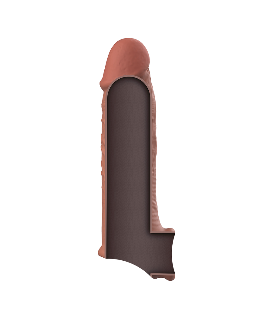 VIRILXL - LIQUID SILICONE V9 BROWN PENIS EXTENSION