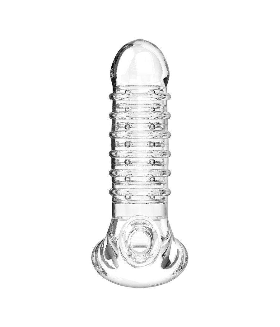 VIRILXL - EXTENSIÓN Y FUNDA DE PENE V15 TRANSPARENTE