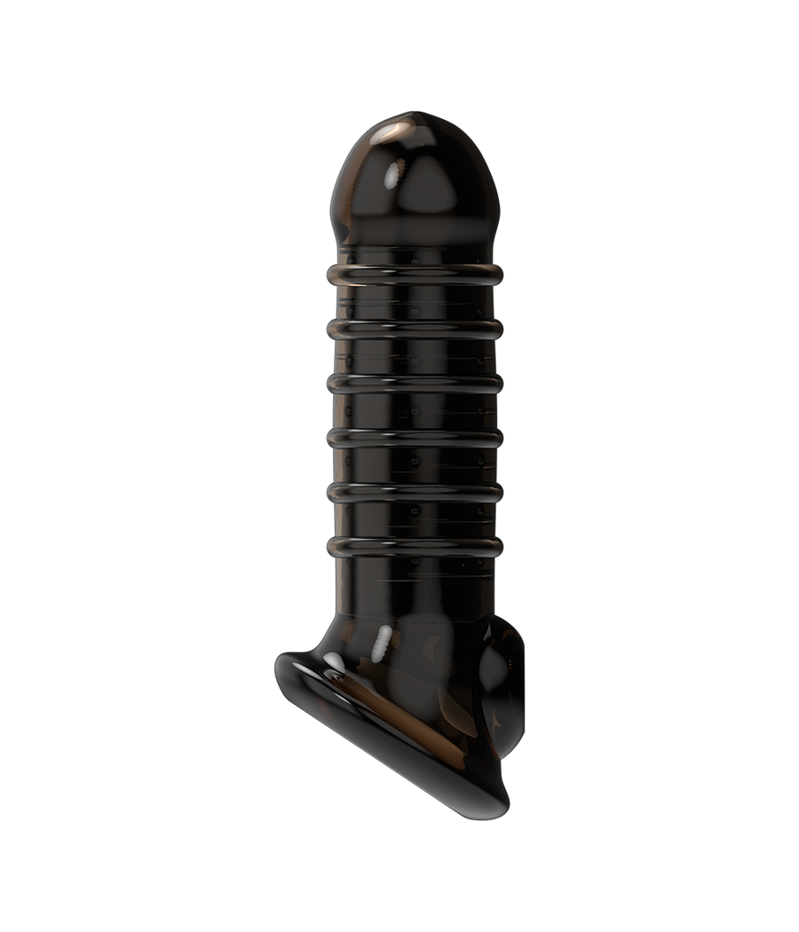 VIRILXL - EXTENSIÓN Y FUNDA DE PENE V15 NEGRO