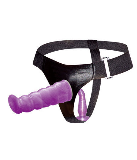 BAILE - PETTORINA ANALE E VAGINALE FEMMINILE LILLA PUNTO G 17 CM