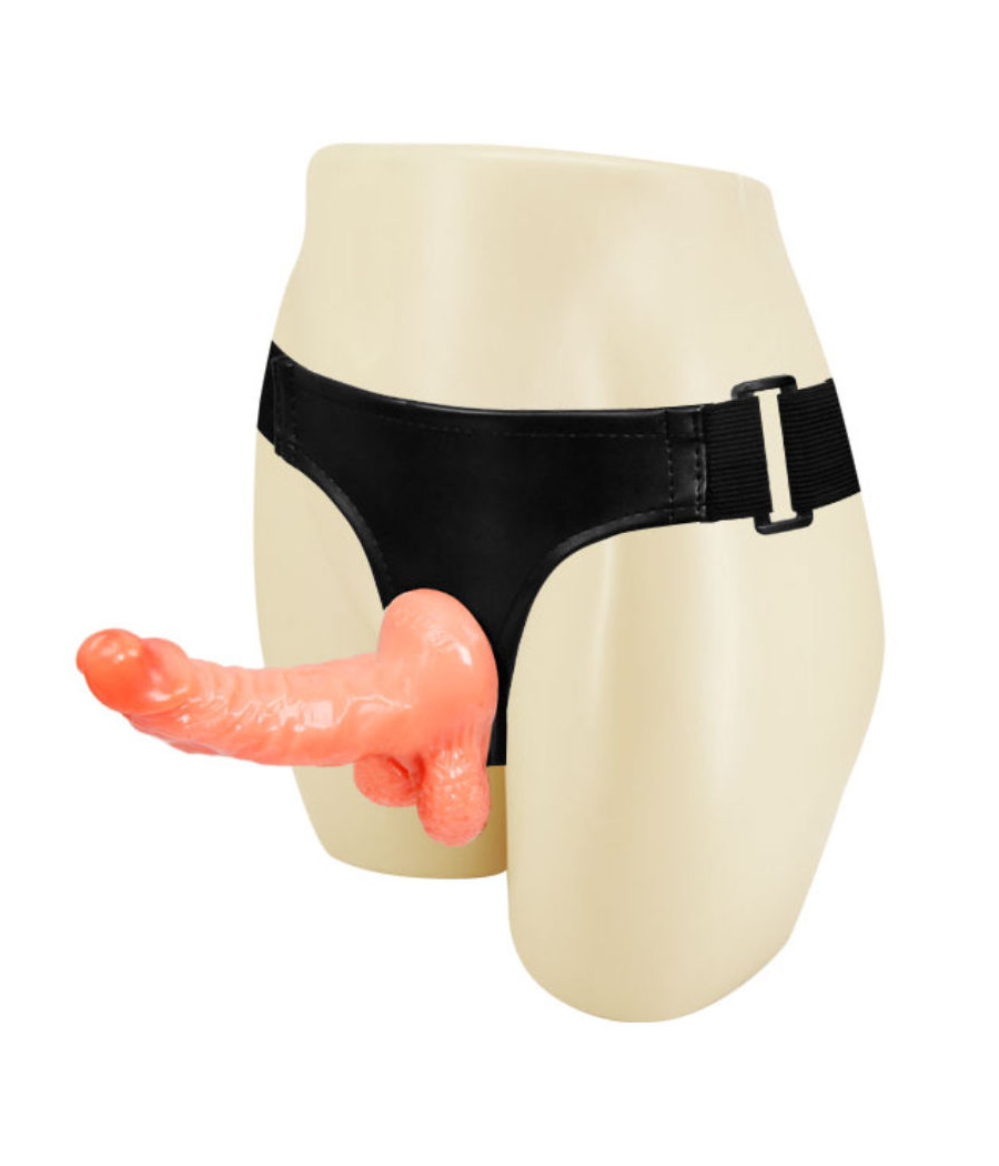 BAILE - ARNÉS CON PENE REALÍSTICO Y BRAGUITA AJUSTABLE ULTRA PASSIONATE 15.5 CM