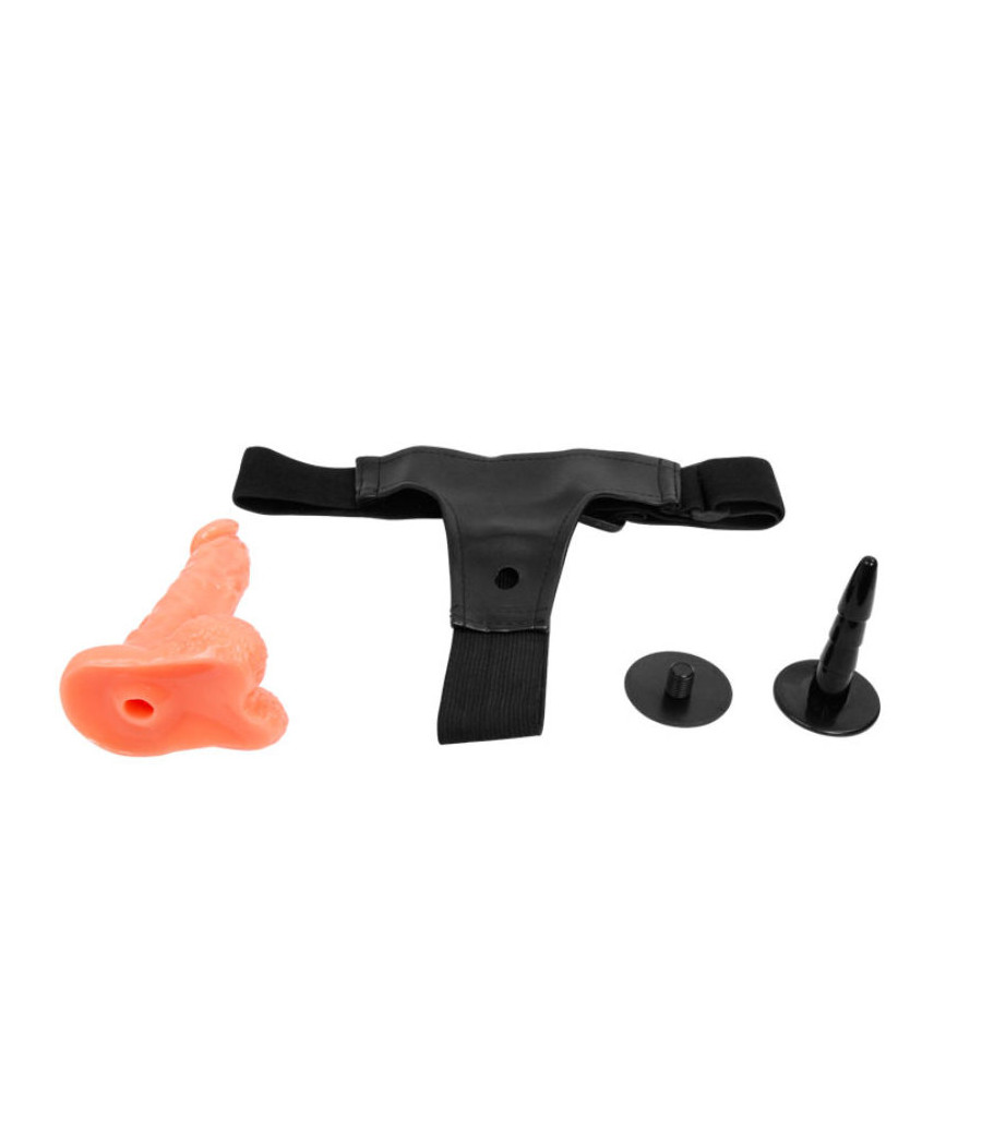 BAILE - HARNESS WITH REALISTIC PENIS AND ULTRA PASSIONATE ADJUSTABLE PANTIES 15.5 CM