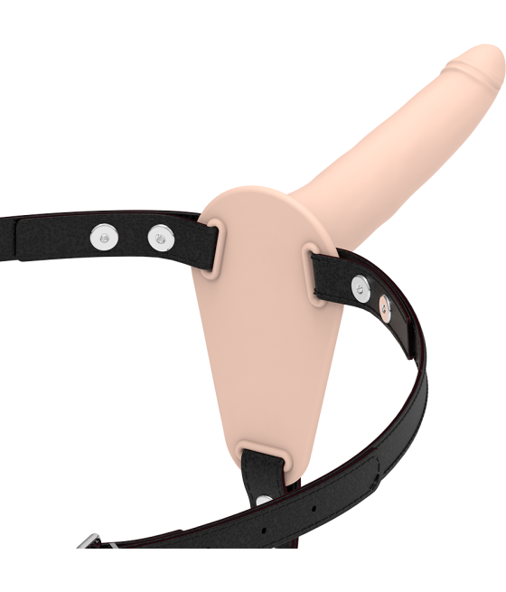 FETISH SUBMISSIVE HARNESS - FLESH SILICONE 15 CM