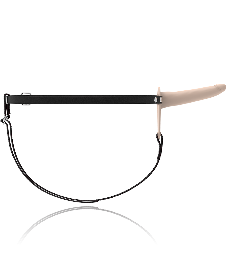 FETISH SUBMISSIVE HARNESS - SILIKON HAUTFARBE 15 CM