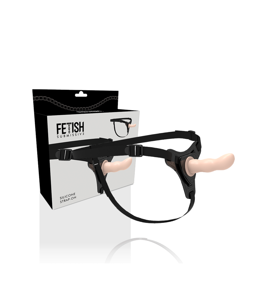 FETISH SUBMISSIVE HARNESS - SILICONA FLESH G-SPOT 12.5 CM