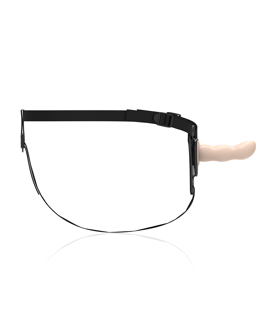 FETISH SUBMISSIVE HARNESS - SILICONE CHAIR POINT G 12,5 CM