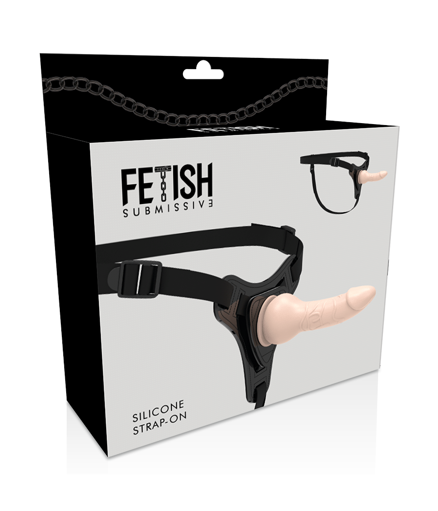 FETISH SUBMISSIVE HARNESS - SILICONE FLESH REALISTICO 16CM