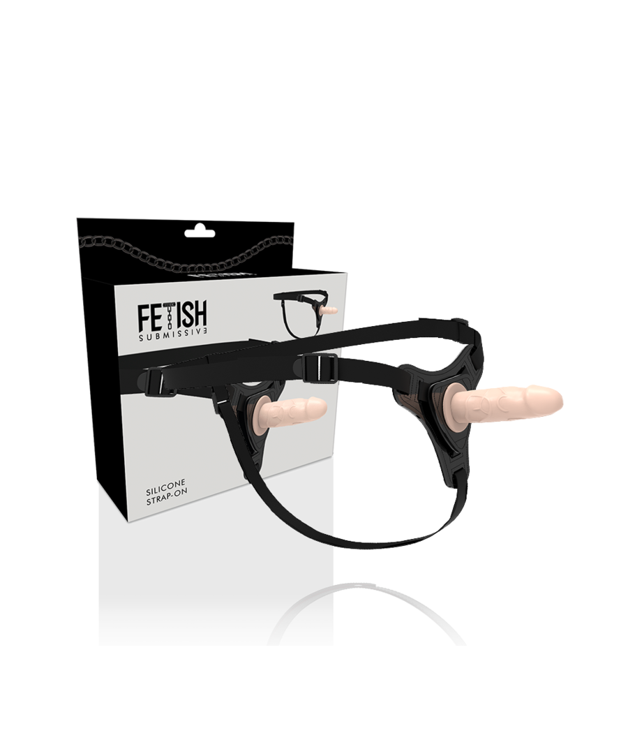 ARNÊS DE SUBMISSO DE FETISH - CARNE DE SILICONE REALISTA 12,5 CM