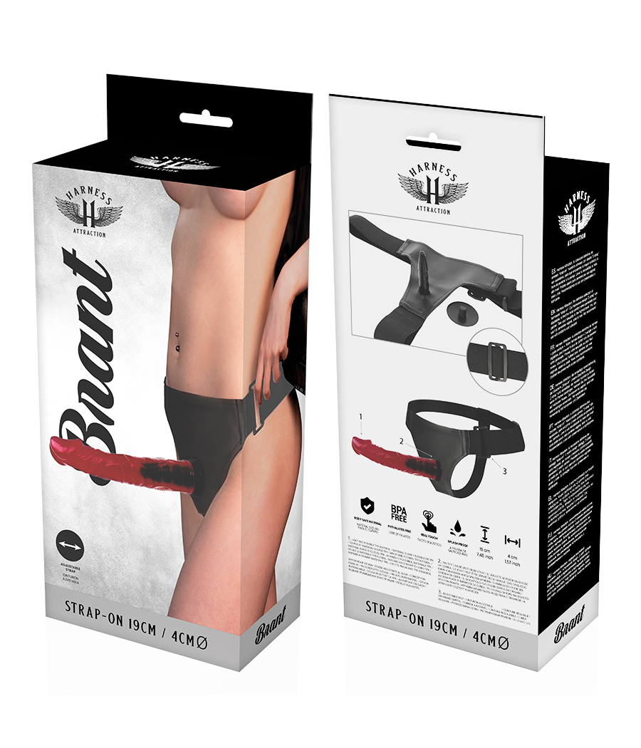 HARNESS ATTRACTION - ARNÉS  BRANT 19 CM -O- 4 CM