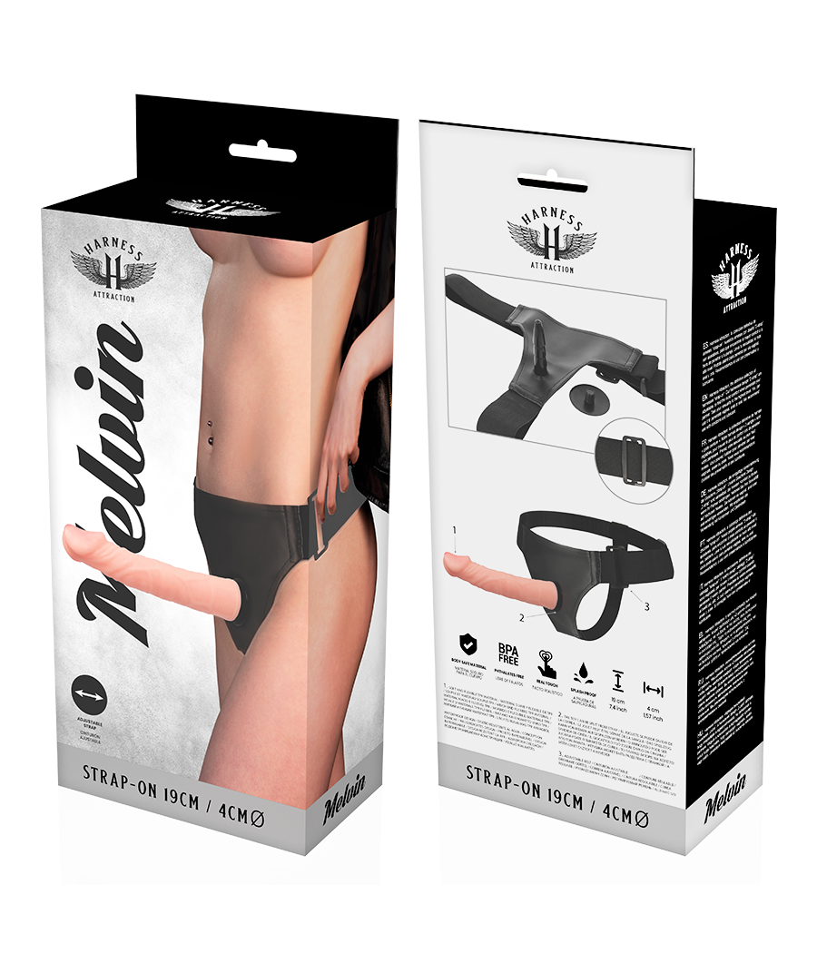 HARNESS ATTRACTION - RNES MELVIN FLESH 19 CM -O- 4 CM