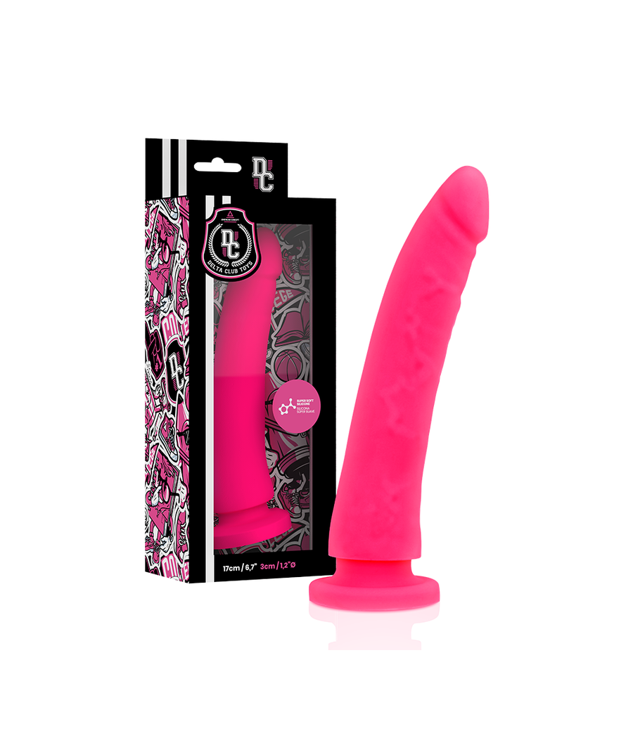 DELTA CLUB - TOYS HARNAIS + DONG SILICONE ROSE 17 CM -O- 3 CM