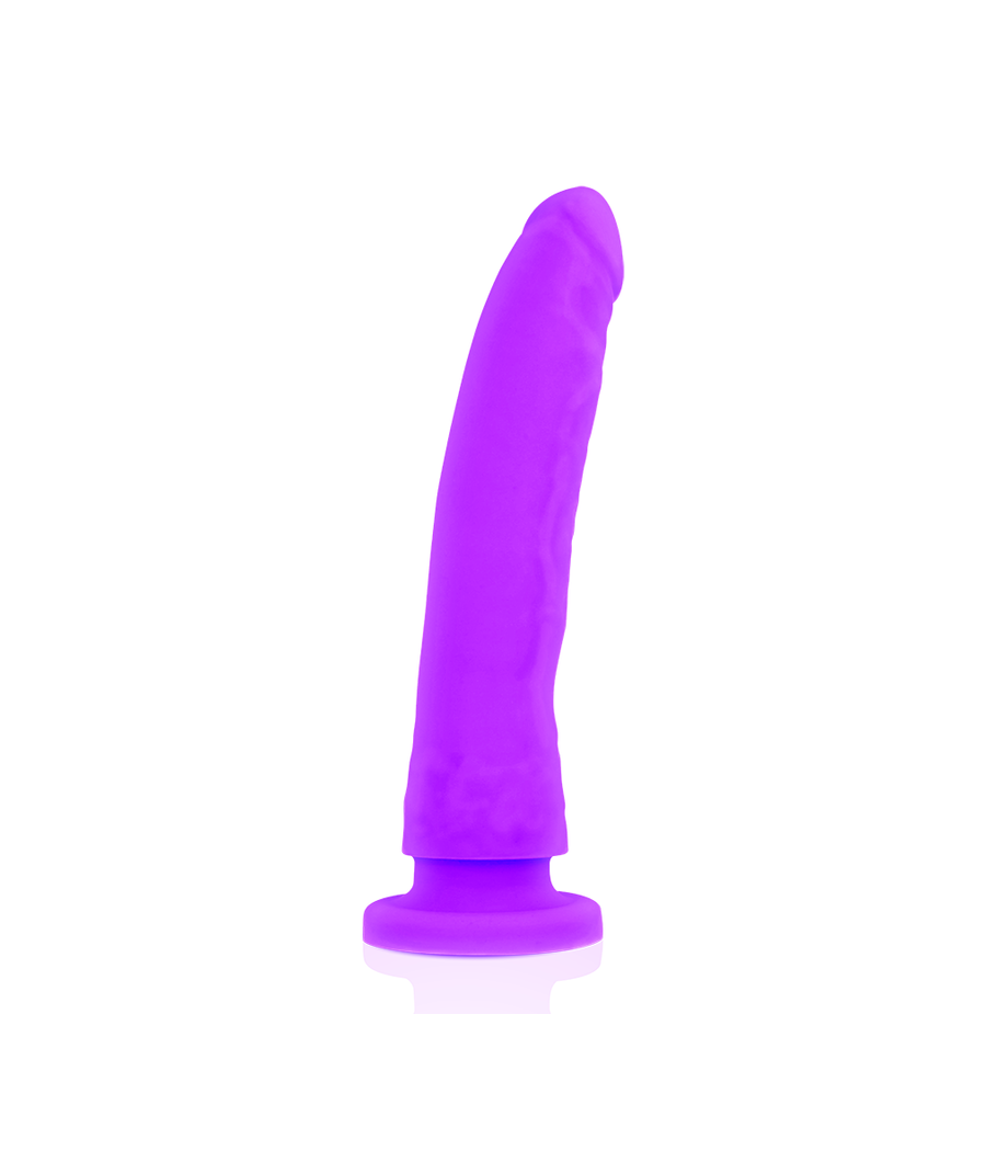 DELTA CLUB - TOYS ARNES + DONG SILICONE VIOLET 20 CM -O- 4 CM