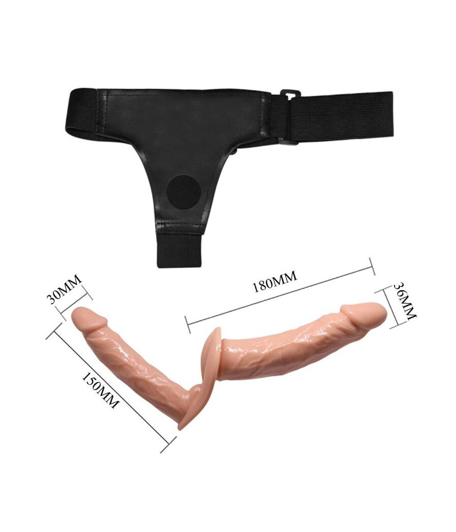 BAILE - ULTRA PASSIONATE DOUBLE DILDOS WITH HARNESS