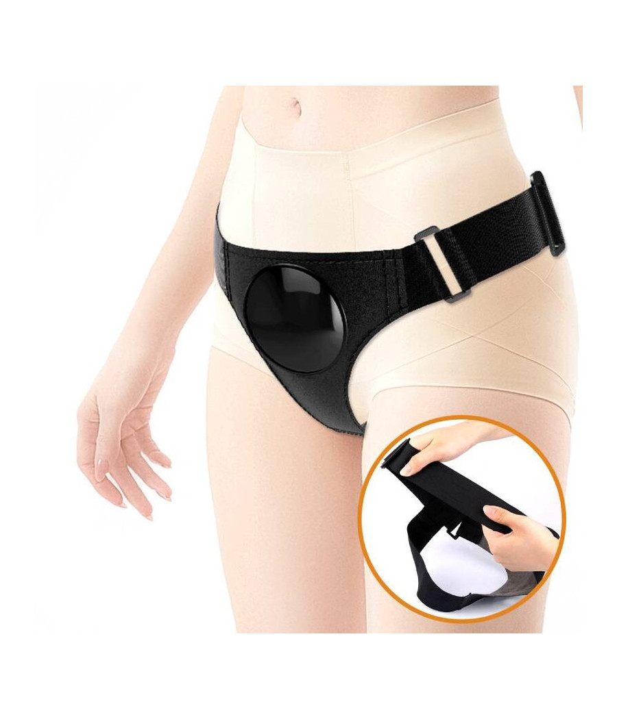 PRETTY LOVE - HARNESS BRIEFS UNIVERSAL HARNESS WITH DILDO JERRY 21.8 CM NATURAL