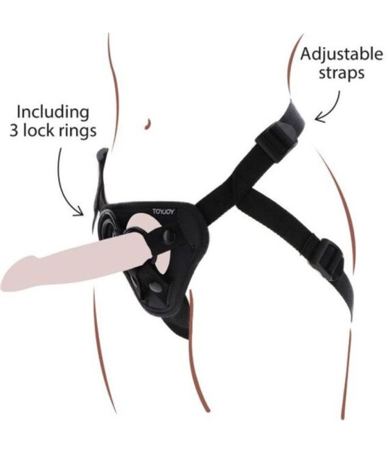 GET REAL - ARNÊS DE ALA PRETO