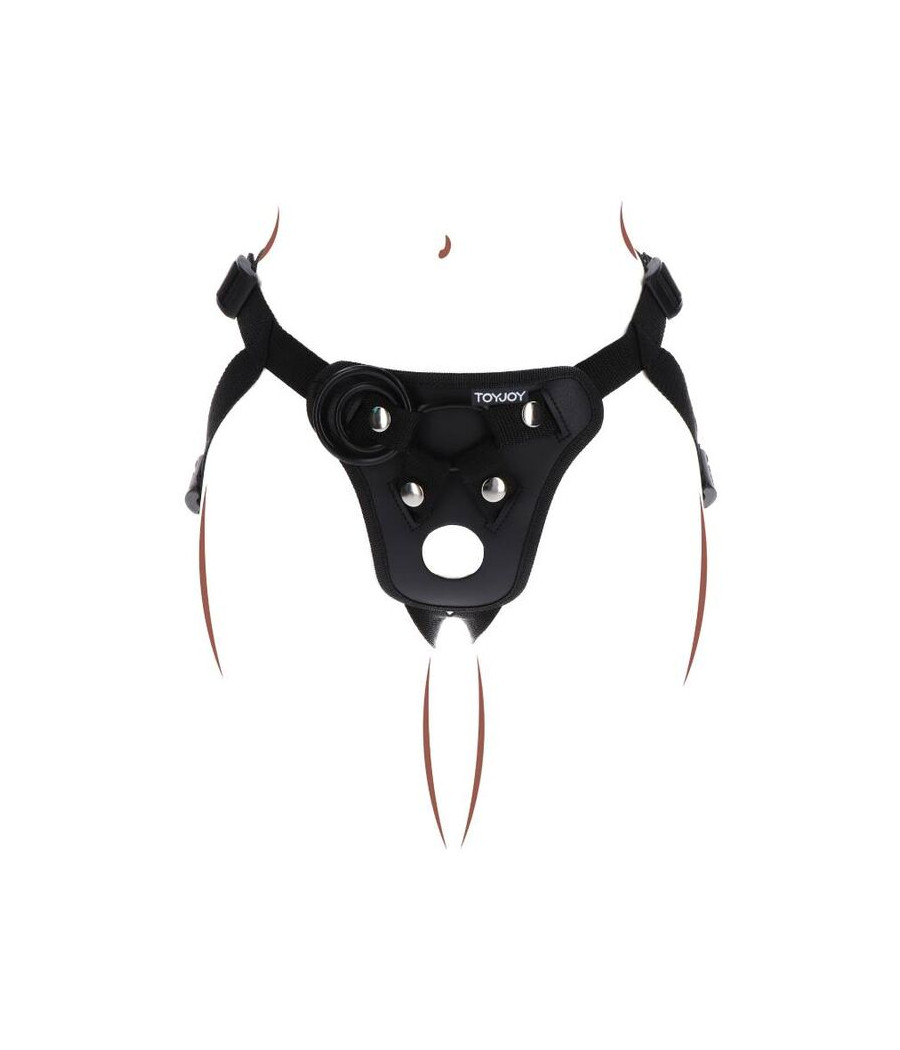 GET REAL - ARNÊS DE PRAZER STRAP-ON PRETO
