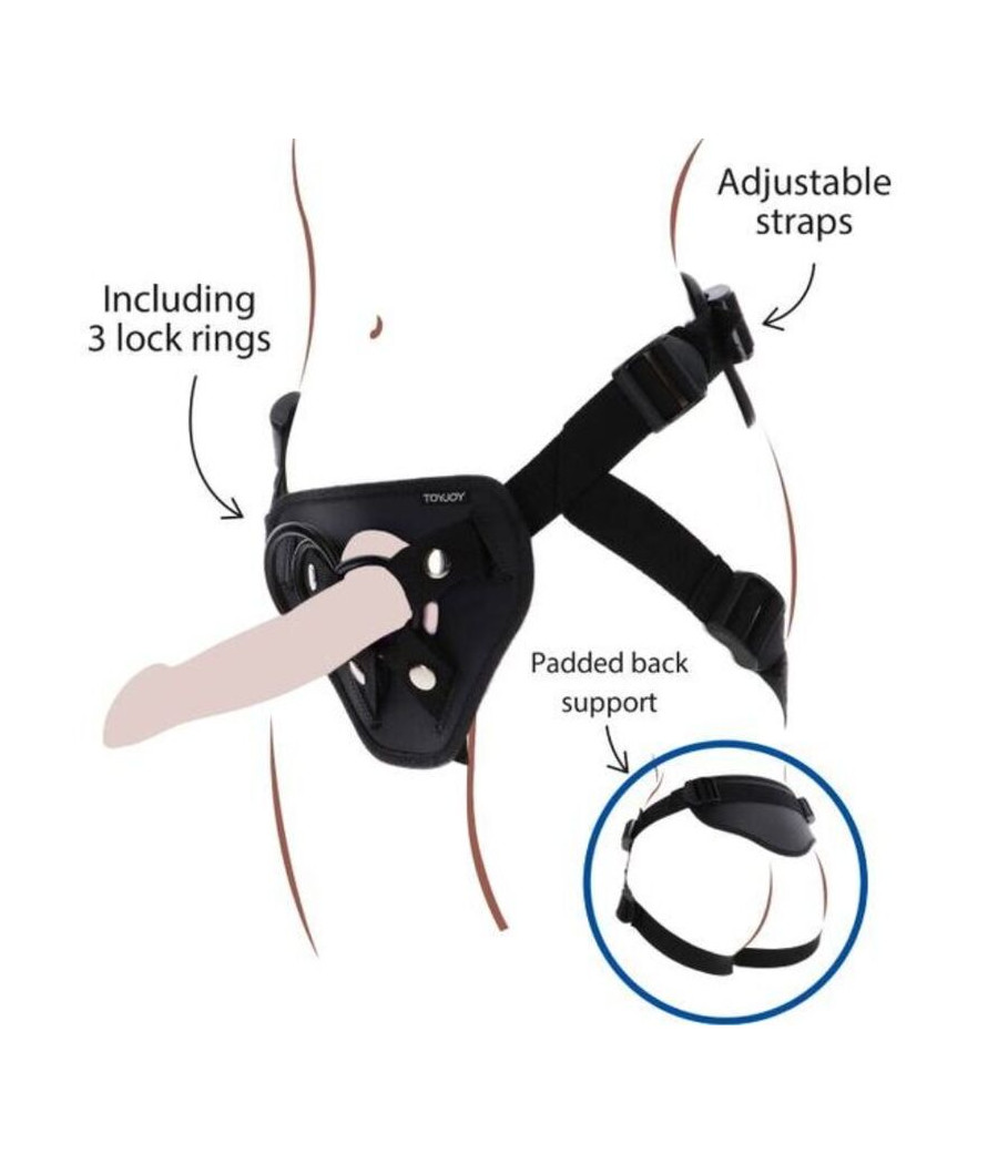 GET REAL - HARNAIS STRAP-ON DELUXE NOIR