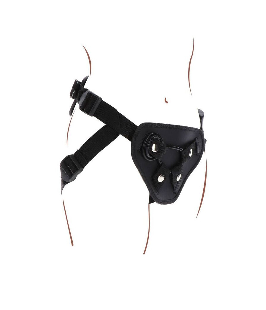 GET REAL - STRAP-ON-DELUXE-GURT SCHWARZ