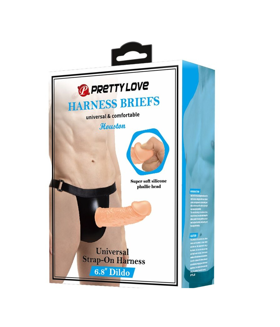 PRETTY LOVE - SLIPS HARNNES AVEC DIDLO INCLUS