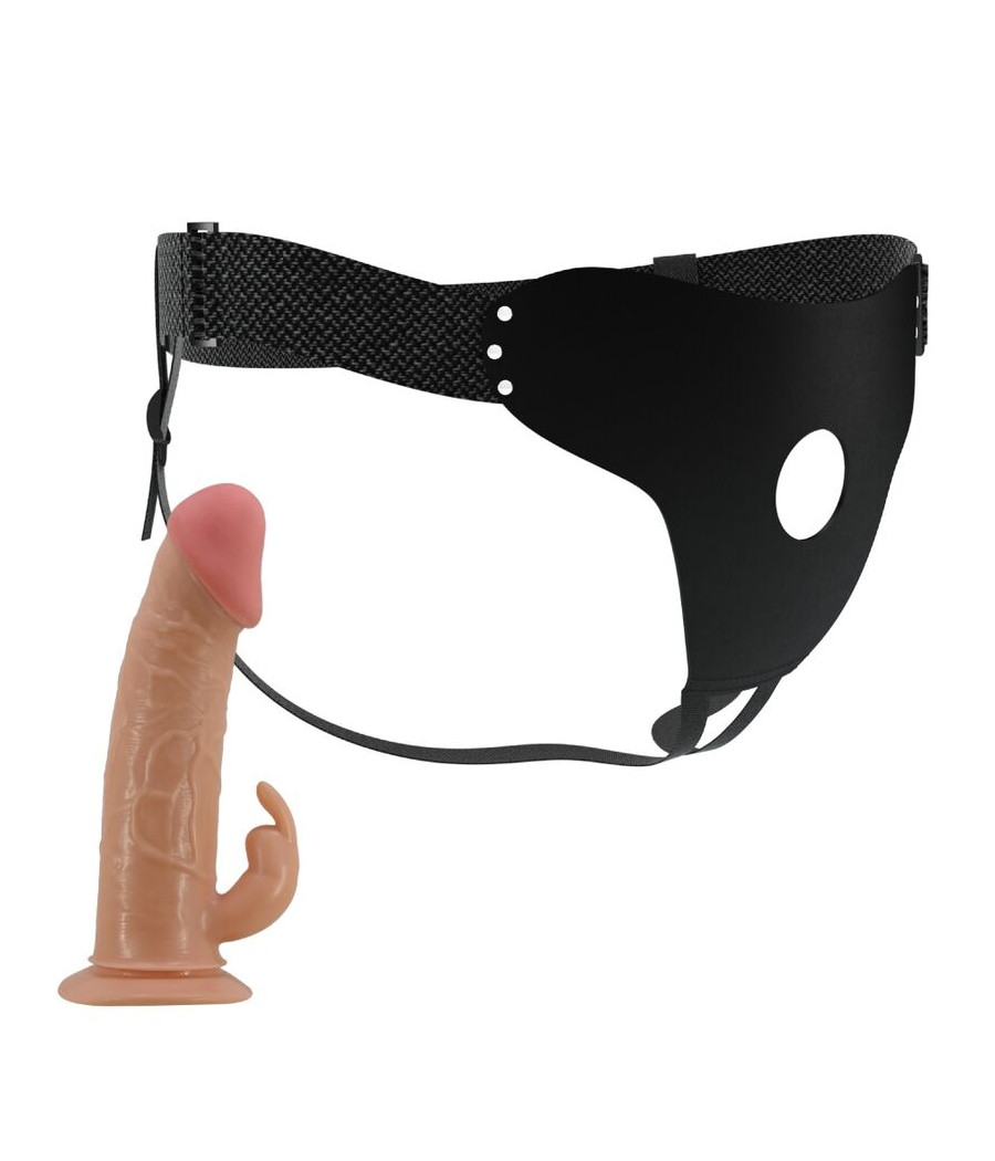 PRETTY LOVE - MAVIS HARNESS CUECAS UNIVERSAIS COM DILDO 19 CM NATURAL