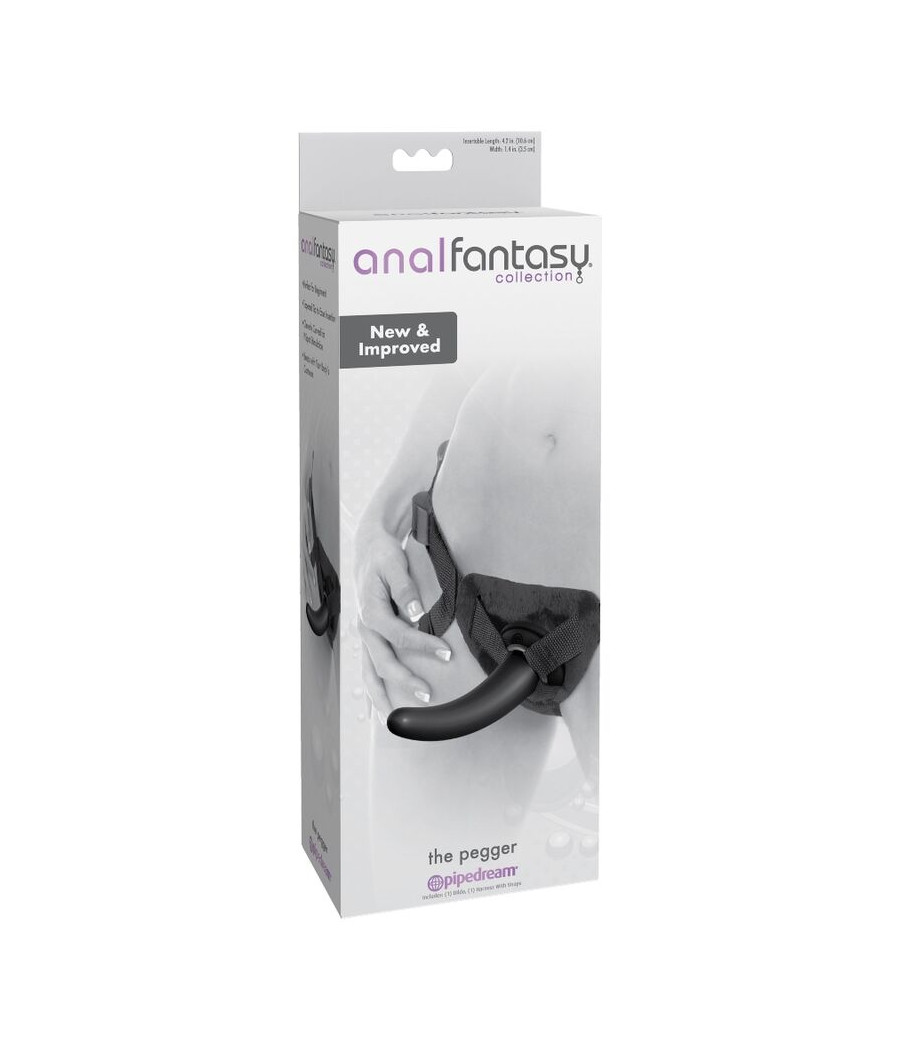 THE PEGGER ARNÉS CON CONSOLADOR CURVADO PARA ESTIMULACIÓN ANAL