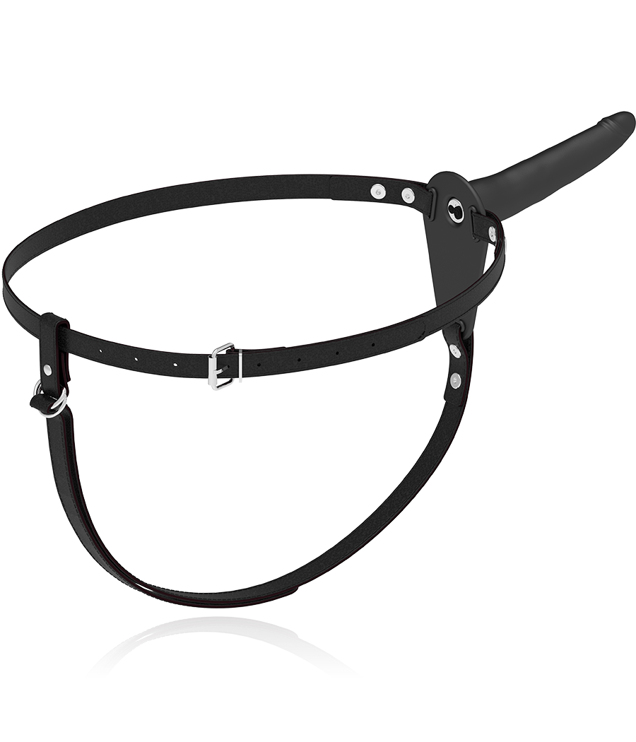 FETISH SUBMISSIVE HARNESS - VIBRATORE IN SILICONE NERO 15 CM