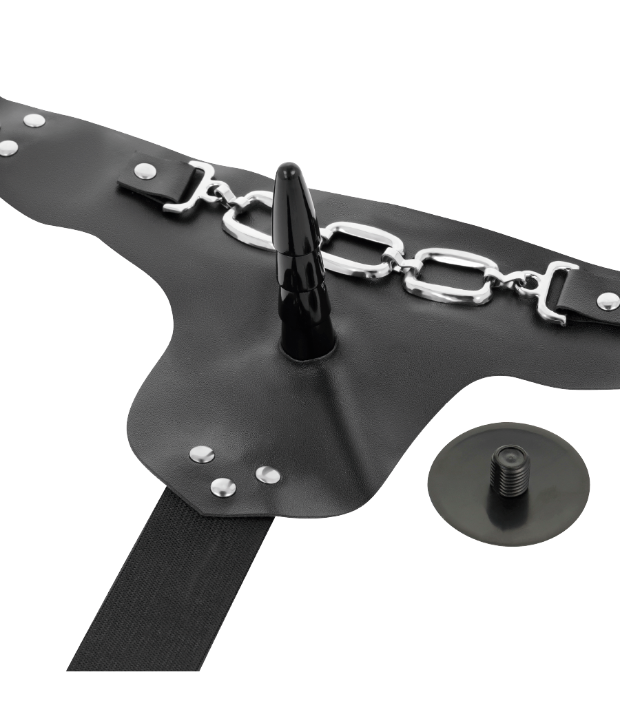 HARNESS ATTRACTION - ARNÉS  GEORGE REALÍSTICO VIBRADOR 19 CM -O- 4 CM