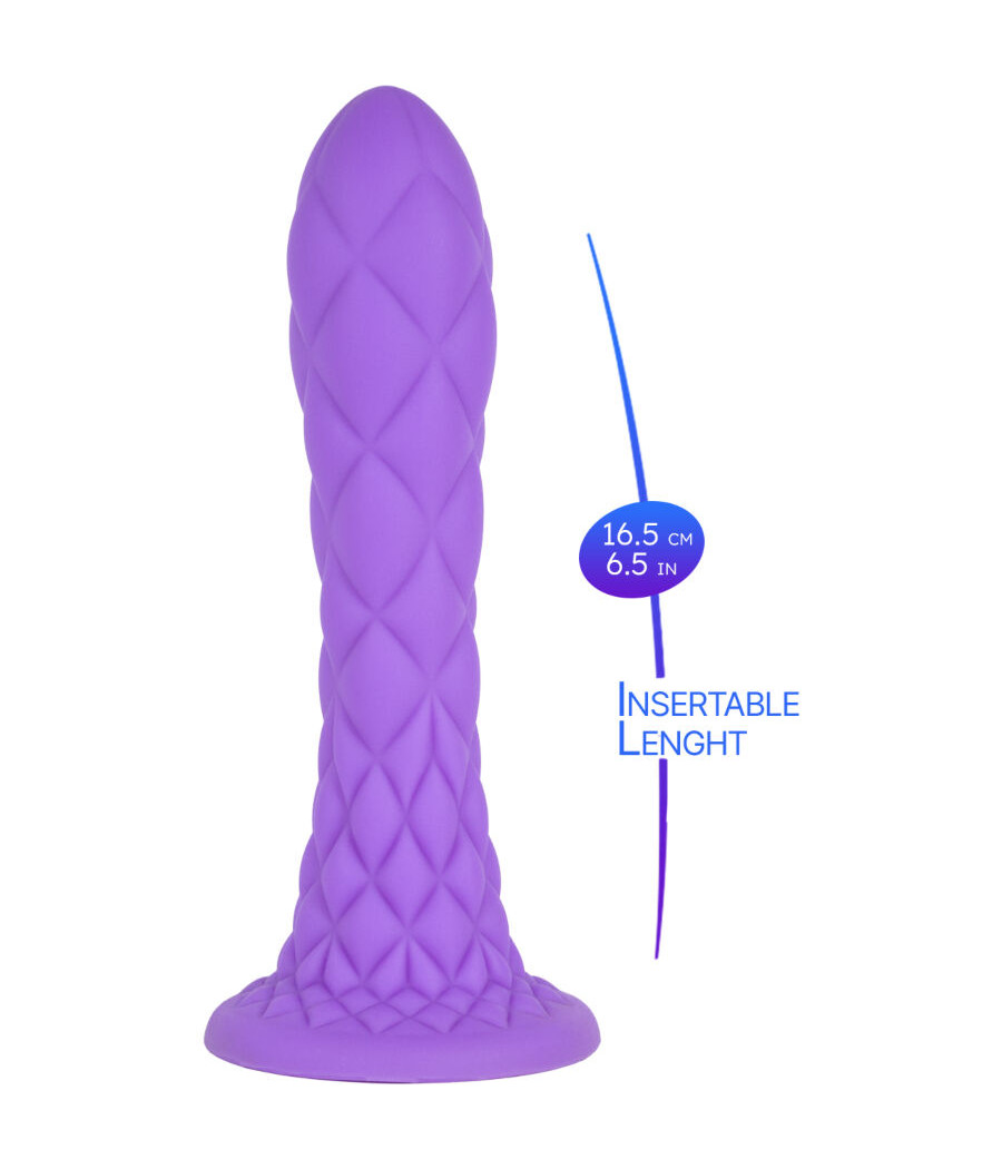 SILEXD - DREAMY DILDO FANTASY SILICONE LIQUIDE THERMORÉACTIF VIOLET 18,5 CM