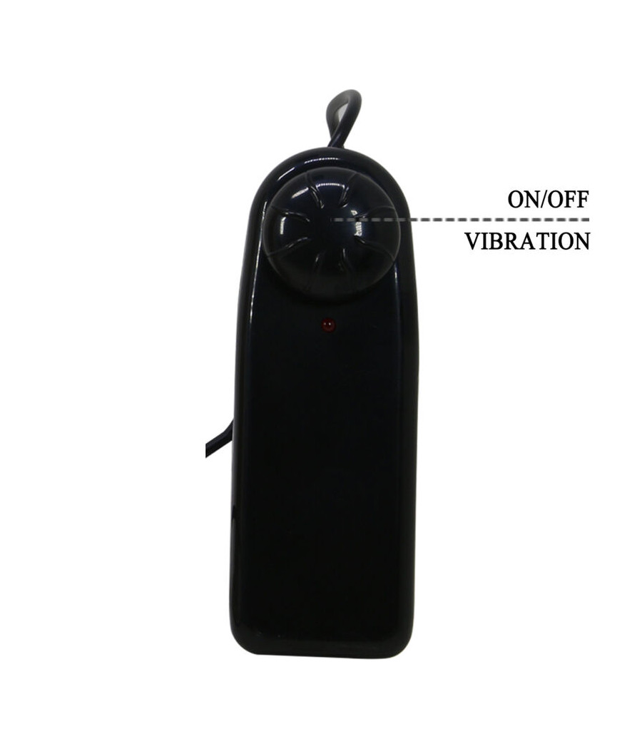 PRETTY LOVE - STARKS HARNESS SLIP MULTI-SPEED VIBRATION DILDO 17,5 CM HELLBRAUN