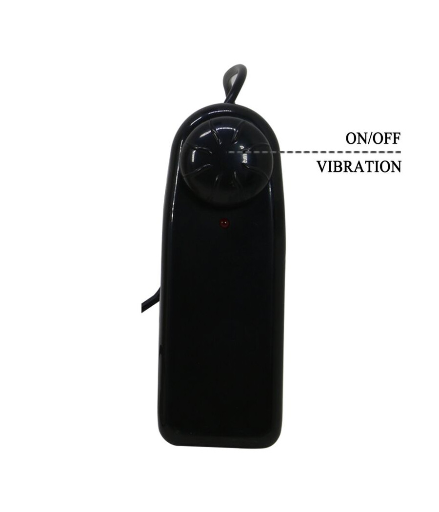 PRETTY LOVE - MARION HARNAIS SLIP UNIVERSEL AVEC DILDO VIBRANT 19 CM MARRON