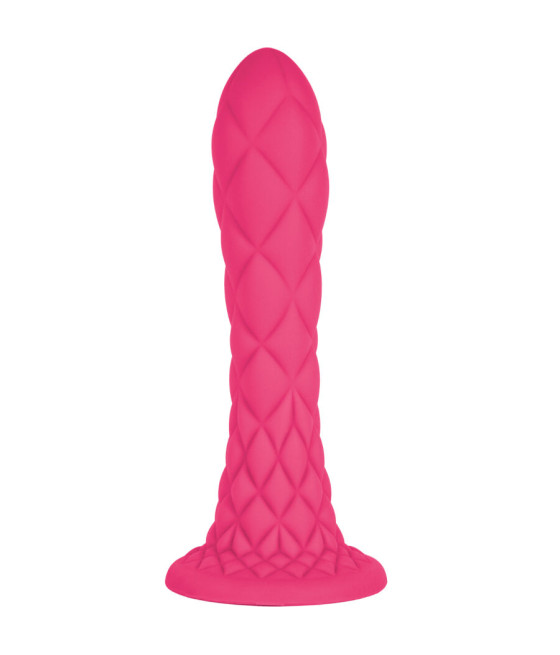SILEXD - DREAMY DILDO FANTASY SILICONA LIQUIDA TERMOREACTIVO FUCSIA 18.5 CM