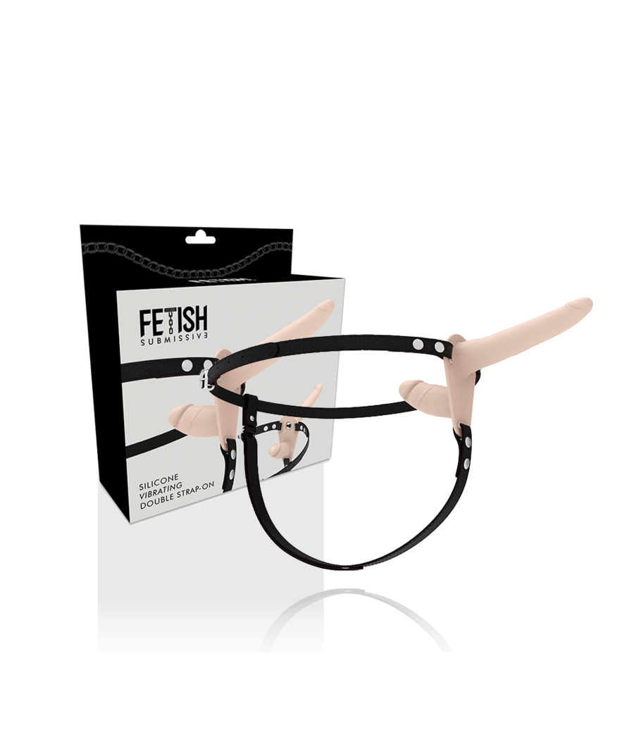FETISH SUBMISSIVE HARNESS - VIBRATORE FLESH UP A DOPPIA PENETRAZIONE