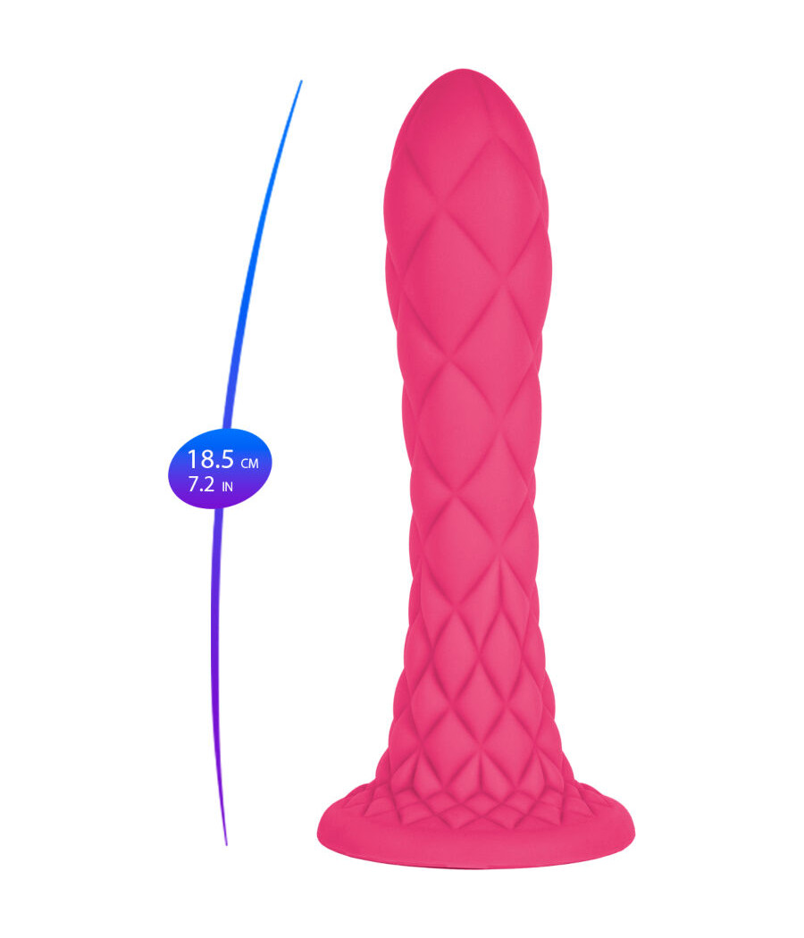 SILEXD - DILDO DA SOGNO FANTASY SILICONE LIQUIDO TERMOREATTIVO FUCSIA 18,5 CM