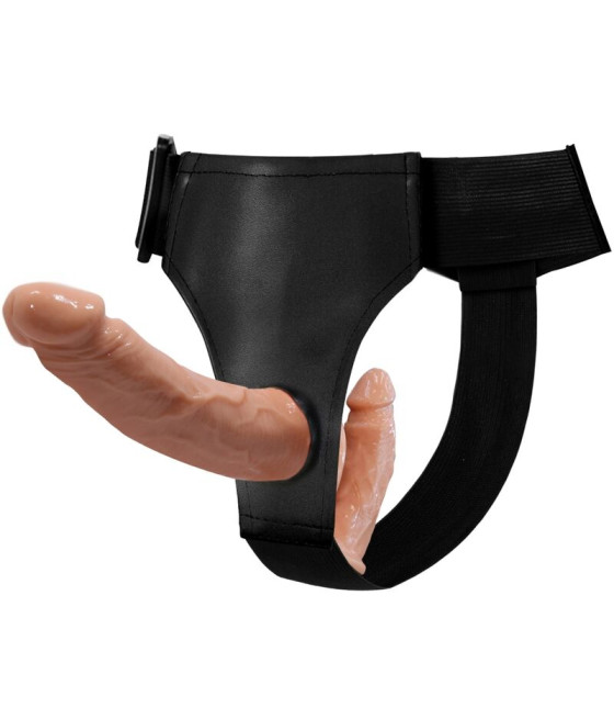 BAILE - ULTRA LEIDENSCHAFTLICHER DOPPELTE DILDOS MIT GESCHIRR