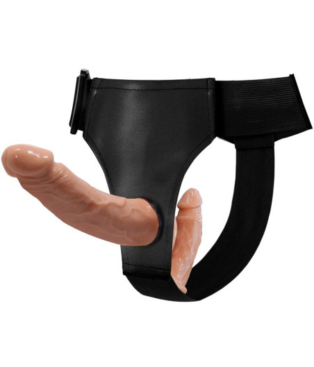BAILE - ULTRA PASSIONATE DOUBLE DILDOS WITH HARNESS