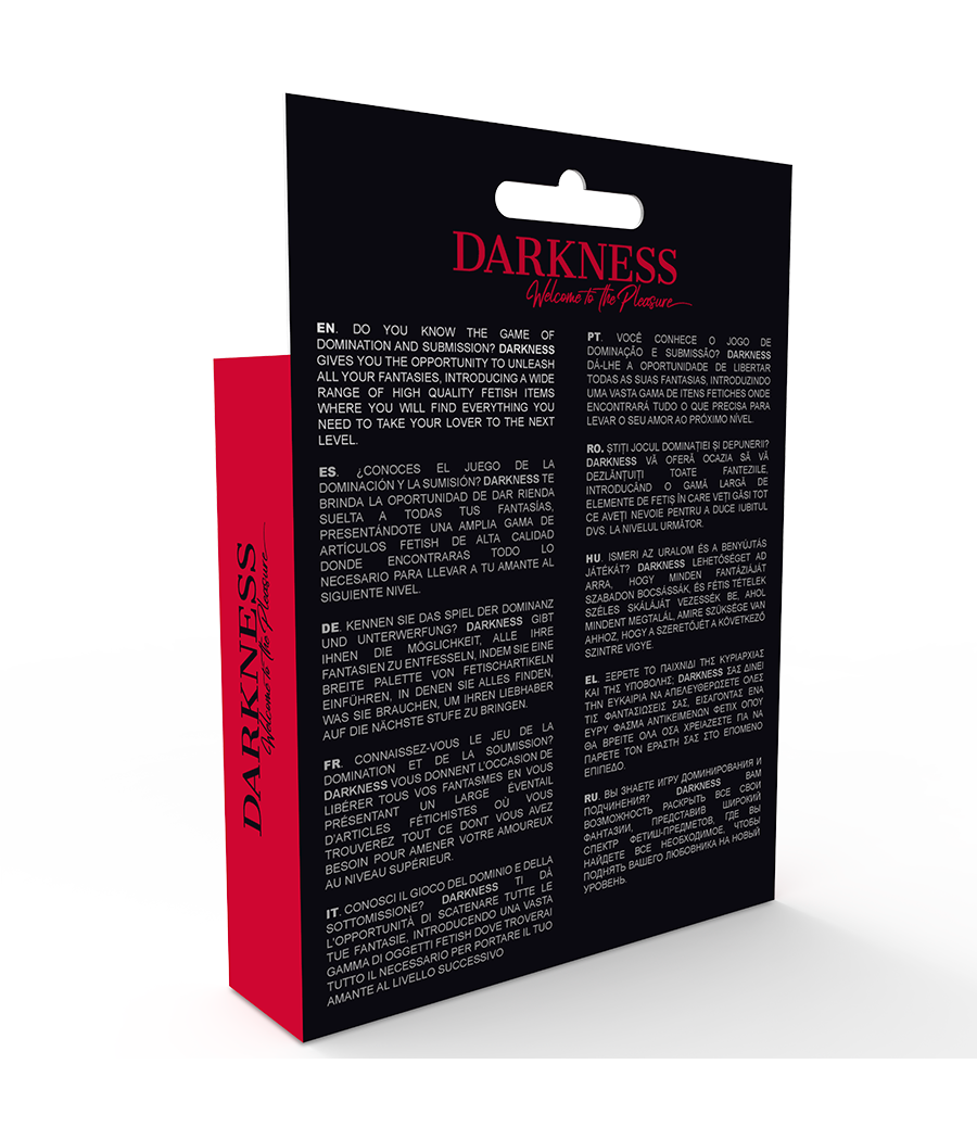 DARKNESS - HARNESS WITH HOLE ONE SIZE