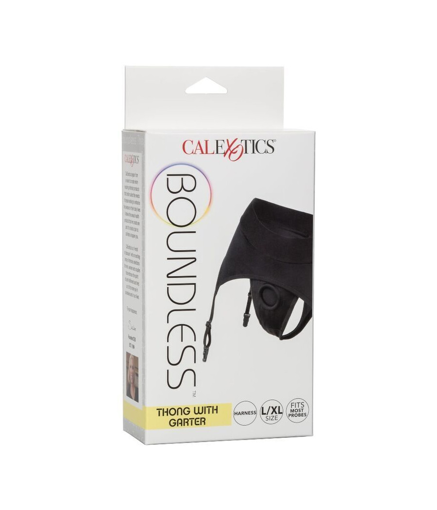 CALEXOTICS - PERIZOMA SENZA SFILATURA CON GIARRETTIERA S/M