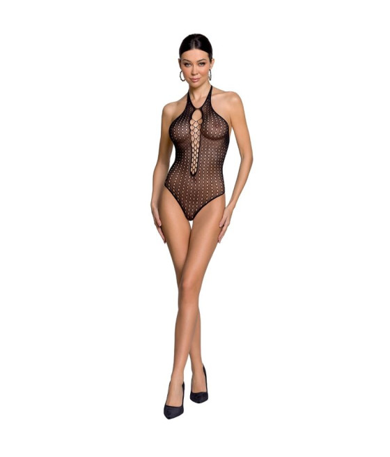 PASSION - WOMAN BS088 BODYSTOCKING BLACK ONE SIZE