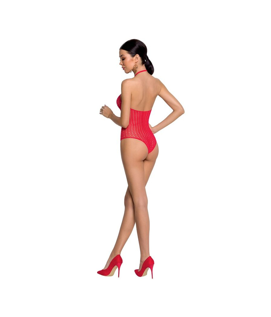 PASSION - WOMAN BS088 ROTER BODYSTOCKING, EINE GRÖSSE