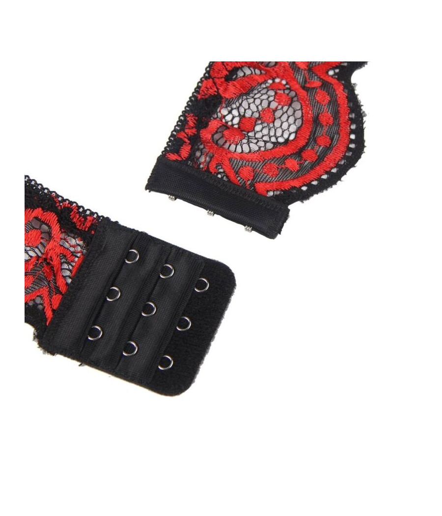 SUBBLIME - SET DOS PIEZAS TOP Y PANTIES ENCAJE S/M