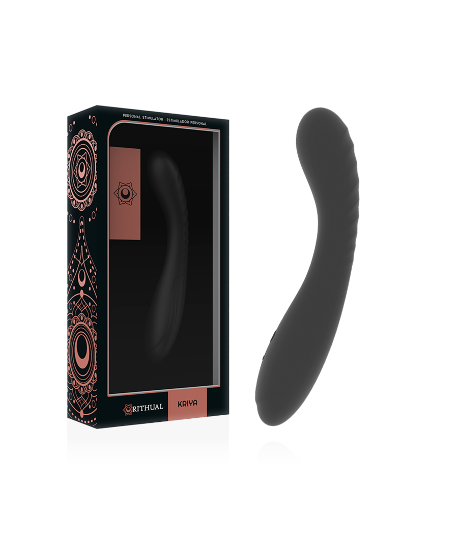RITUAL KRIYA ESTIMULAODR PUNTO-G RECARGABLE NEGRO
