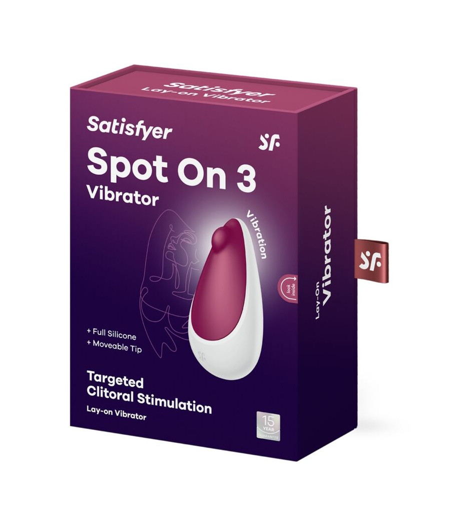 SATISFYER - SPOT ON 3 STIMOLATORE CLITORALE BERRY