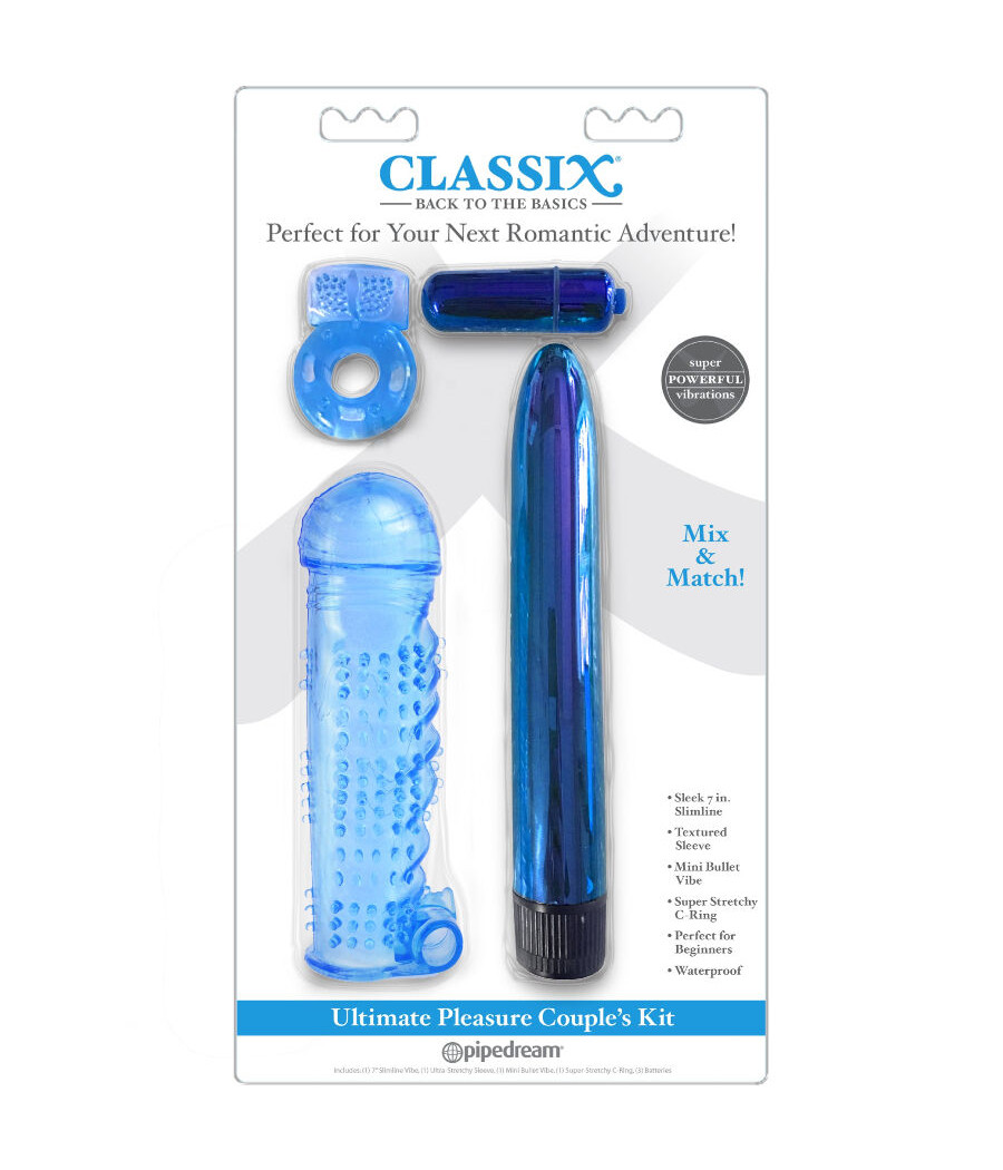 CLASSIX - KIT PER COPPIE PER IL PIACERE ULTIMO AZZURRO