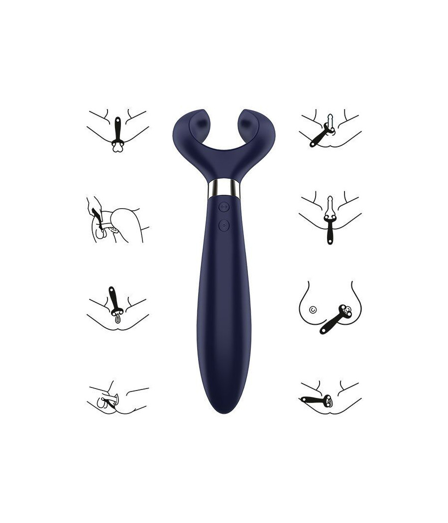 SATISFYER - ENDLESS FUN MULTI VIBRATEUR 3 BLEU