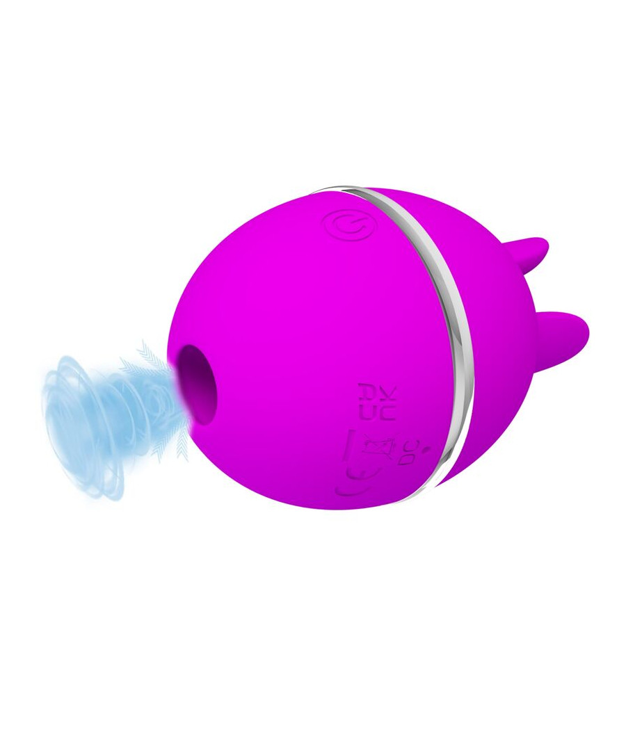 PRETTY LOVE - GEMINI BALL PURPLE ROUND SILICONE VIBRATOR