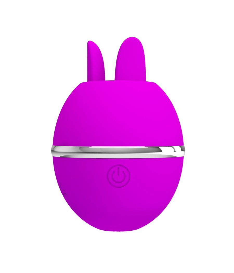 PRETTY LOVE - VIBRADOR DE SILICONA REDONDO GEMINI BALL MORADO